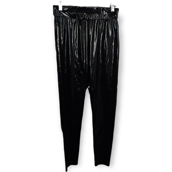 Nasty Gal  Vinyl Leggings sz 6 US - Picture 1 of 7